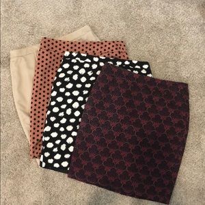 Ann Taylor loft pencil skirt lot